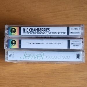 The Cranberries & Jewel - 90s Tapes (Lot of 3) 